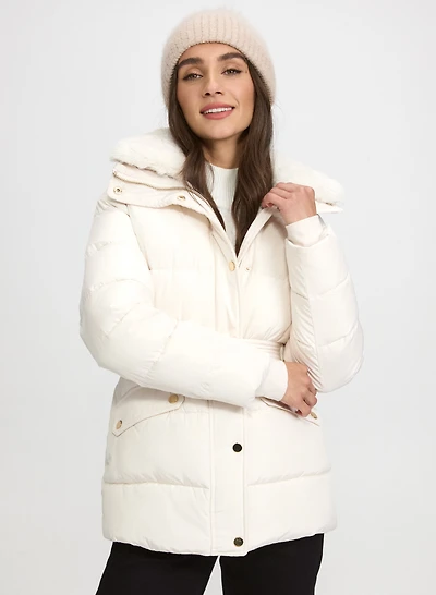 Quilted Zip Coat