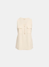Blouse sans manches à encolure en V