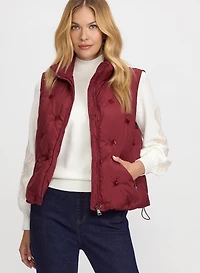 Sequined Nylon Vest