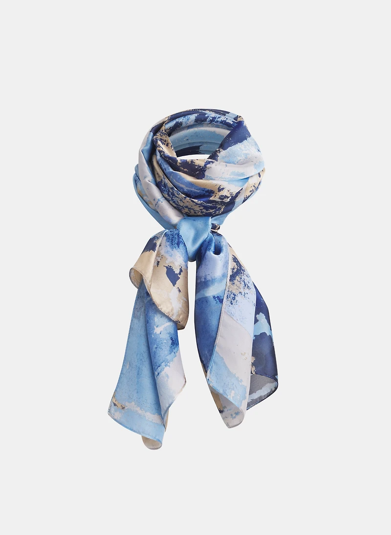 Abstract Print Scarf