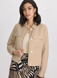 Short Linen Jacket
