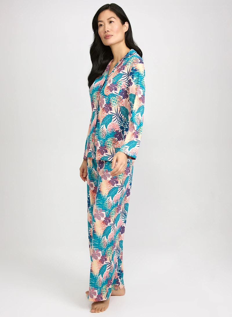 Simon Chang - Tropical Print Pyjama Set