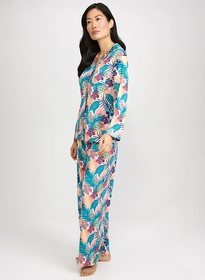 Simon Chang - Tropical Print Pyjama Set