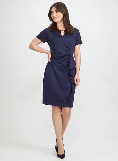 Waterfall Flounce Dress