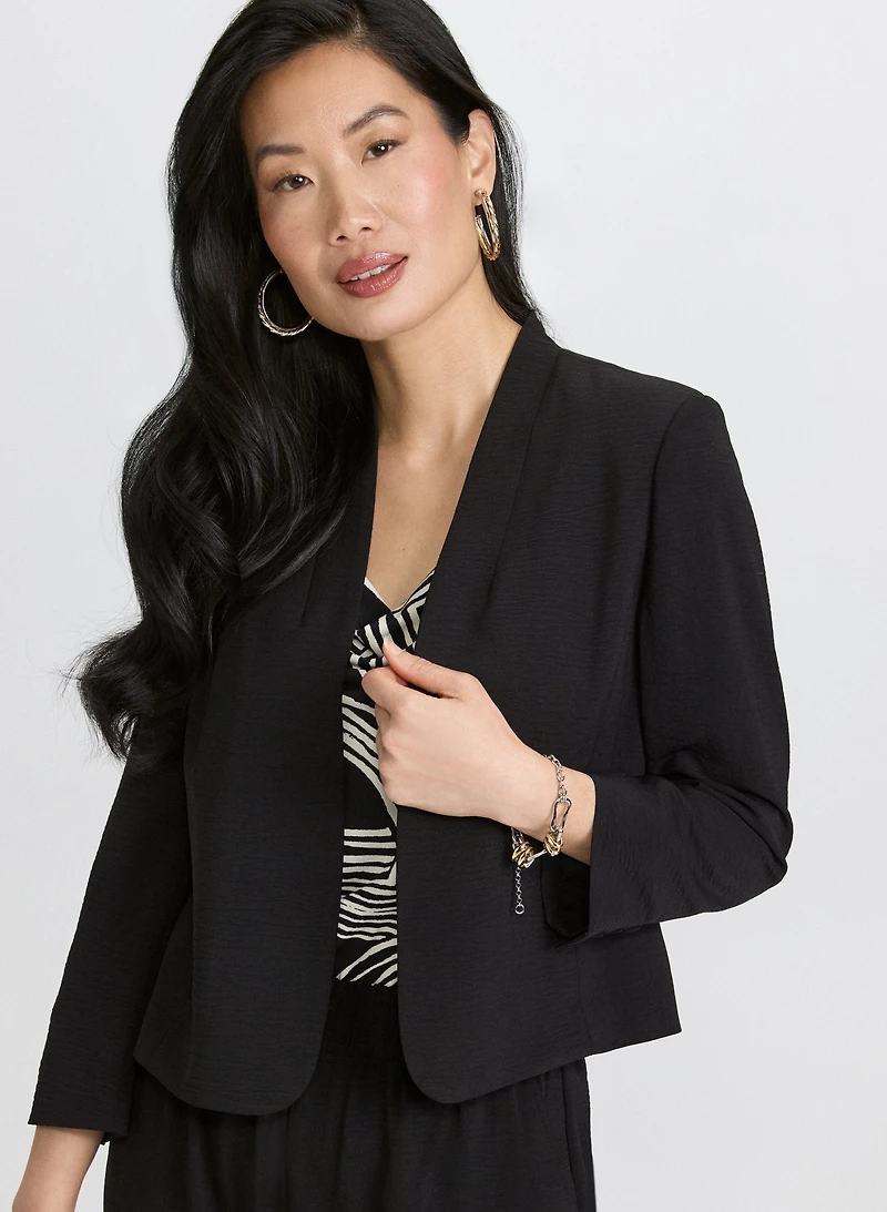 Short Collarless Jacket