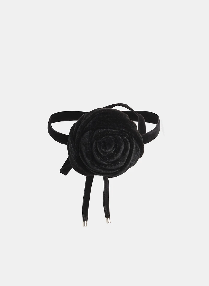 Velvet Rose Choker Necklace