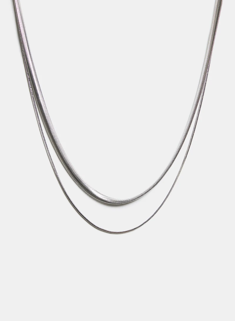 2-Strand Chain Necklace