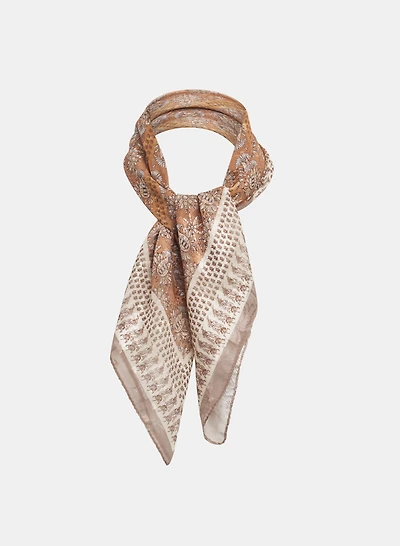 Jacquard Paisley Scarf