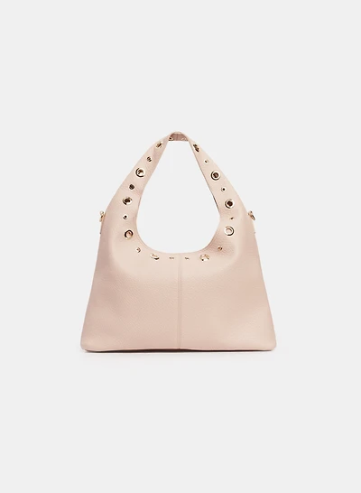 Grommet Embellished Bag