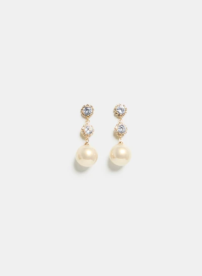 Tiered Pearl Earrings