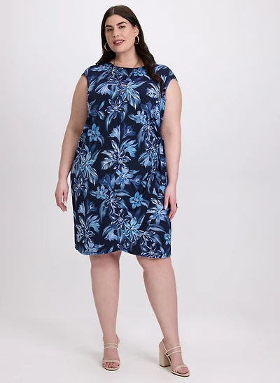 Floral Tie-Waist Dress
