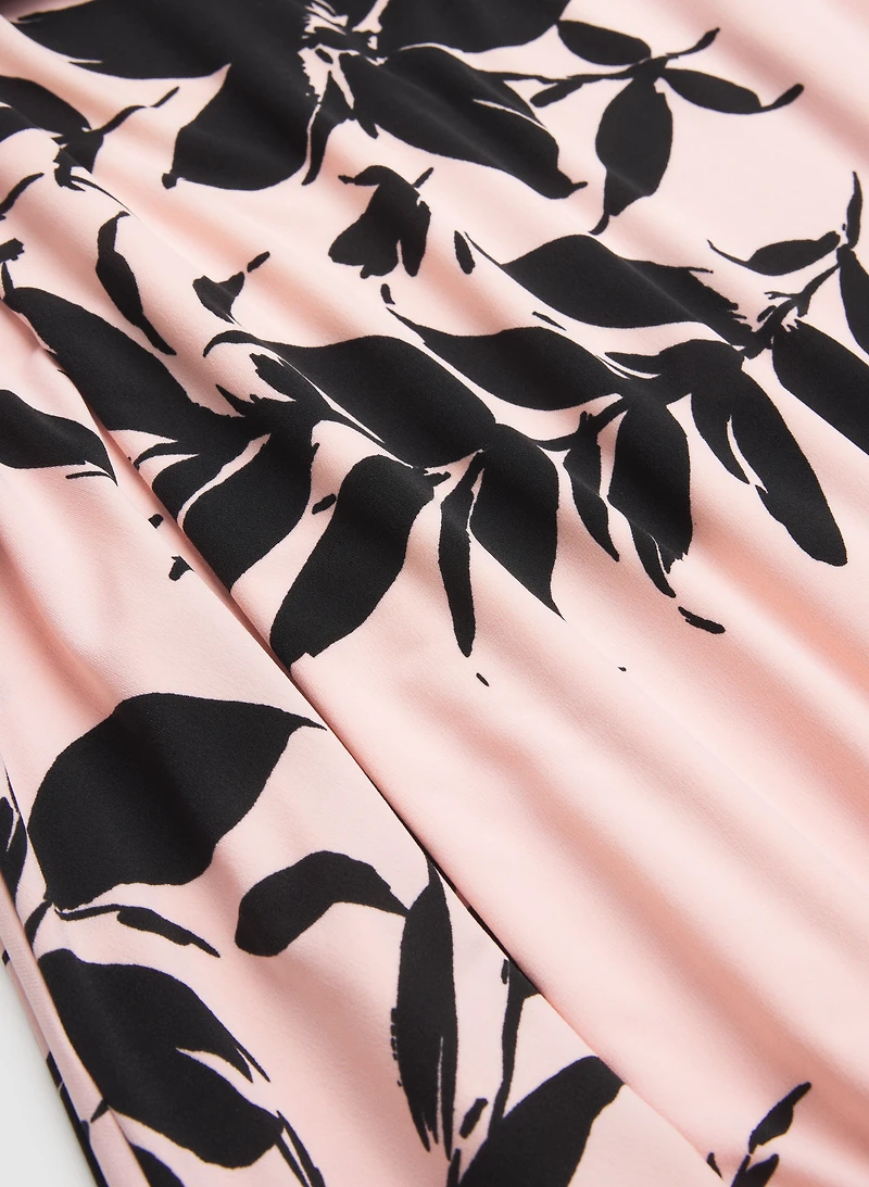 Robe fleurie en jersey