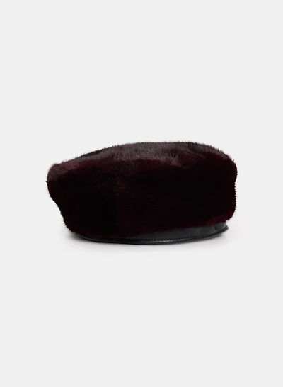 Faux-Fur Beret