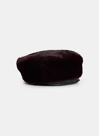 Faux-Fur Beret