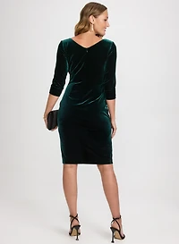 Fitted Velvet Dress