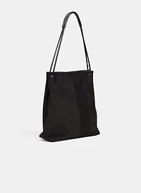Faux-Suede Tote Bag