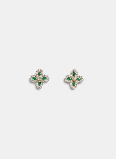 Boucles d'oreilles à détails cloutés