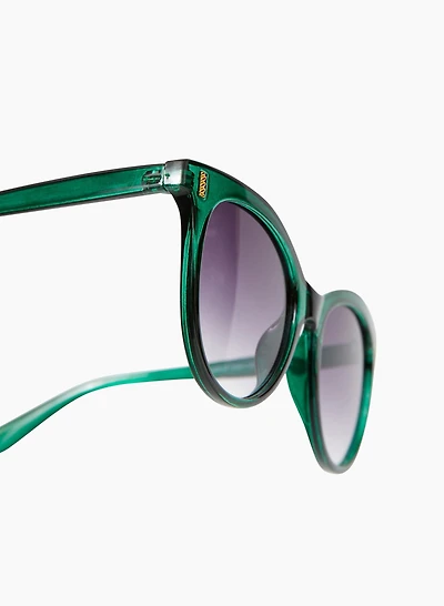 Gold Metallic Detail Sunglasses