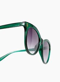 Gold Metallic Detail Sunglasses