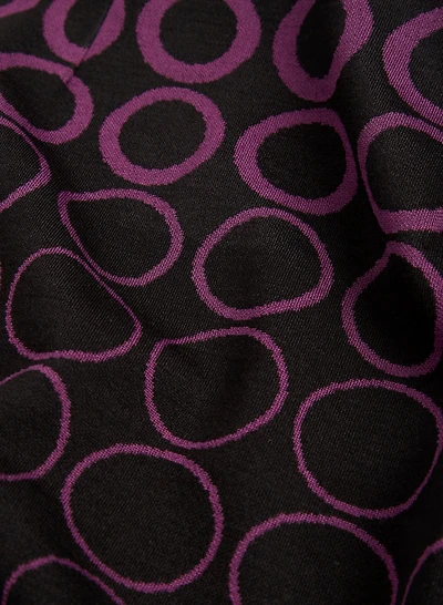 Geometric Print Pull-On Skirt