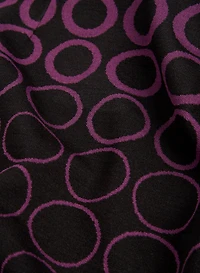 Geometric Print Pull-On Skirt