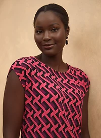 Geometric Print Top