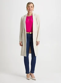 Veste redingote et haut à trou de serrure