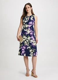 Botanical Empire Waist Dress
