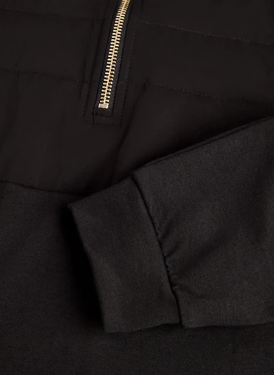 Quilted Zipper Trim Tunic