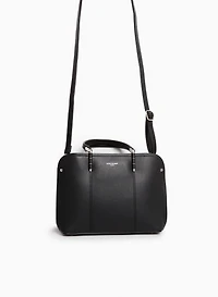 Vegan Leather Square Bag