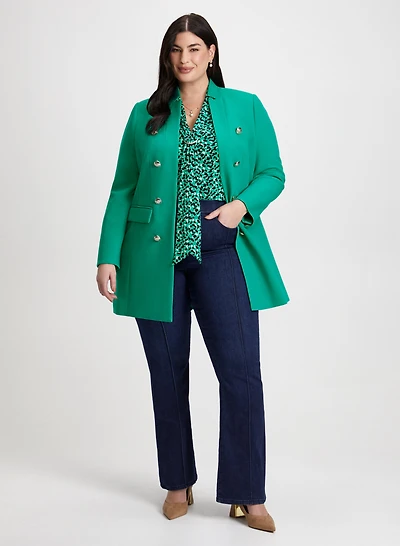 Redingote Jacket & Straight Leg Pants