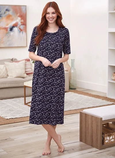 Star Print Nightgown
