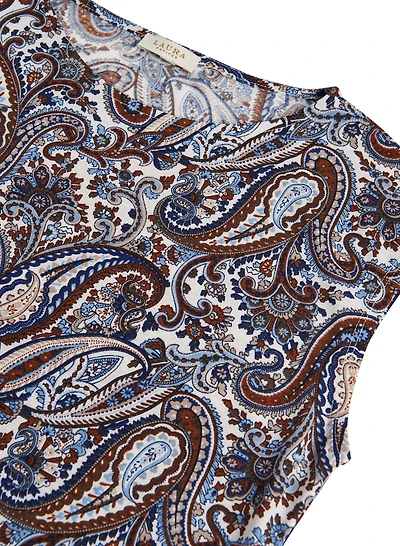 Paisley Print Top