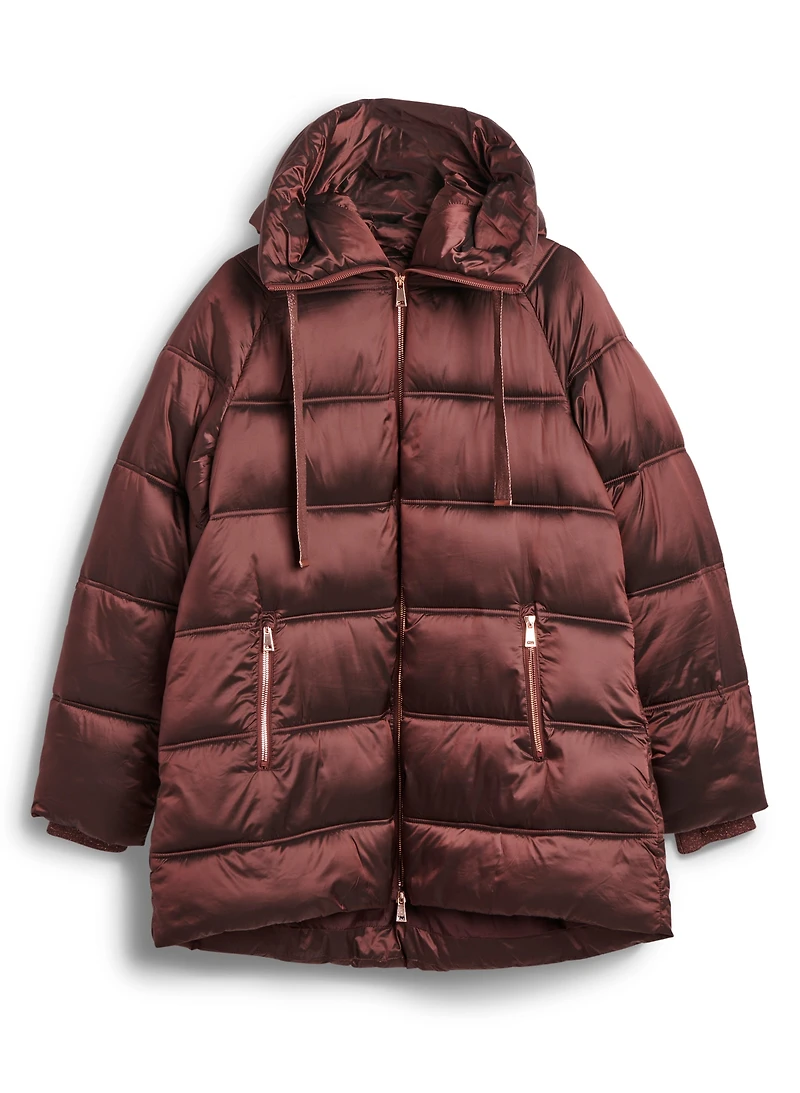 Manteau matelassé en duvet végane recyclé