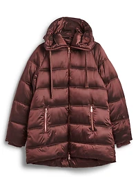 Manteau matelassé en duvet végane recyclé