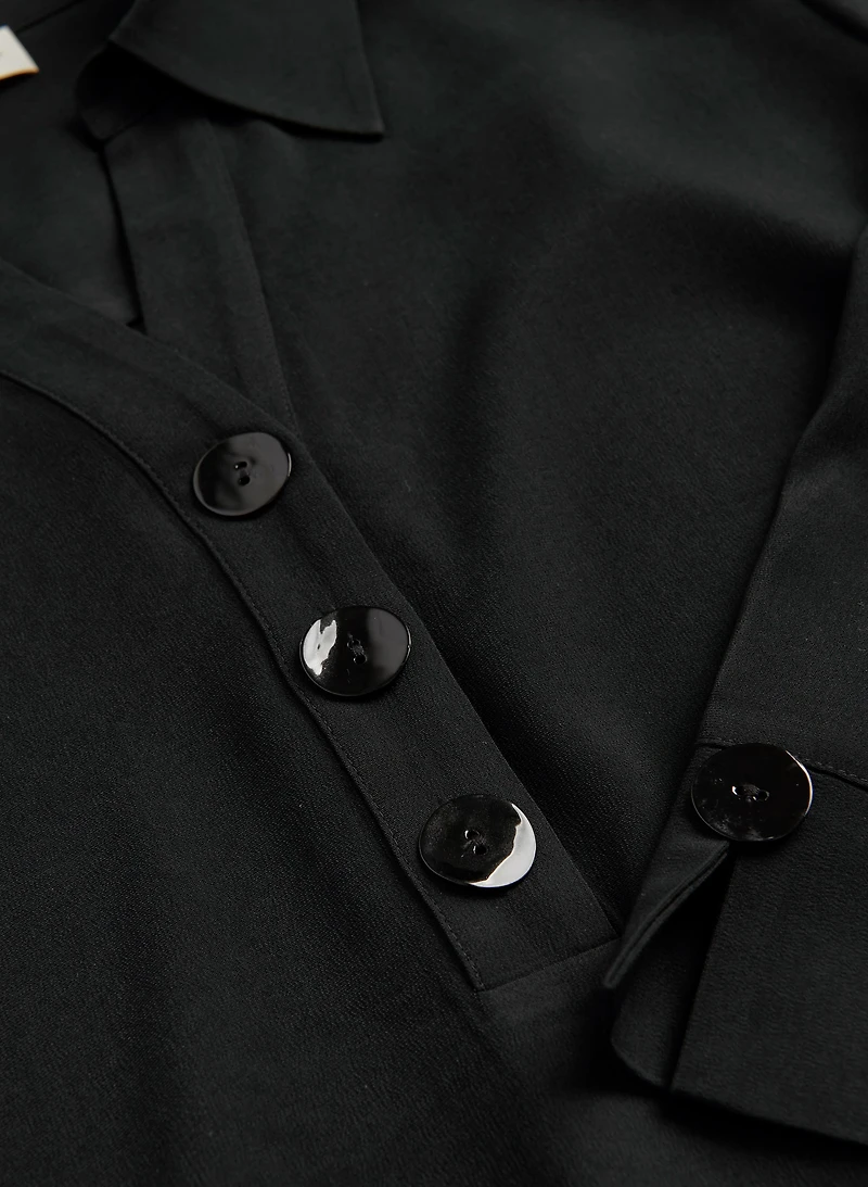 3/4 Sleeve A-Line Dress