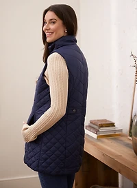 Vegan Down Quilted Vest