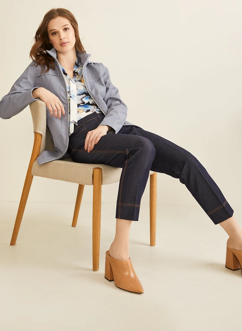 Novelti - Hooded A-Line Coat