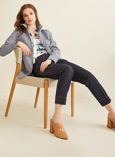 Novelti - Hooded A-Line Coat