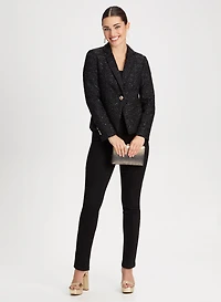 Tweed Jacket & Rhinestone Jeans