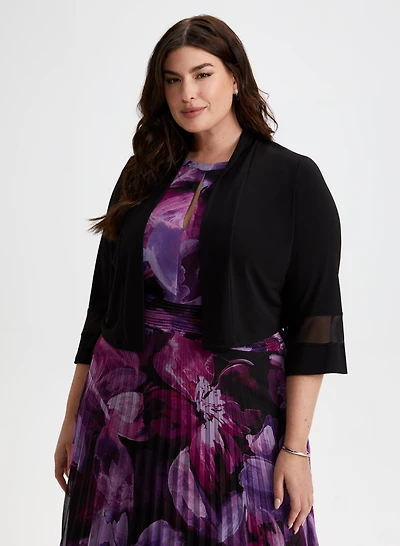 Mesh Detail Bolero