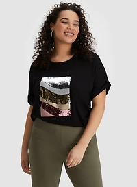 Foil & Sequin Tee