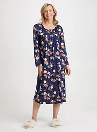 Floral Print Nightgown