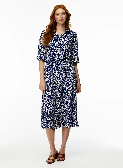 Paisley Print Dress