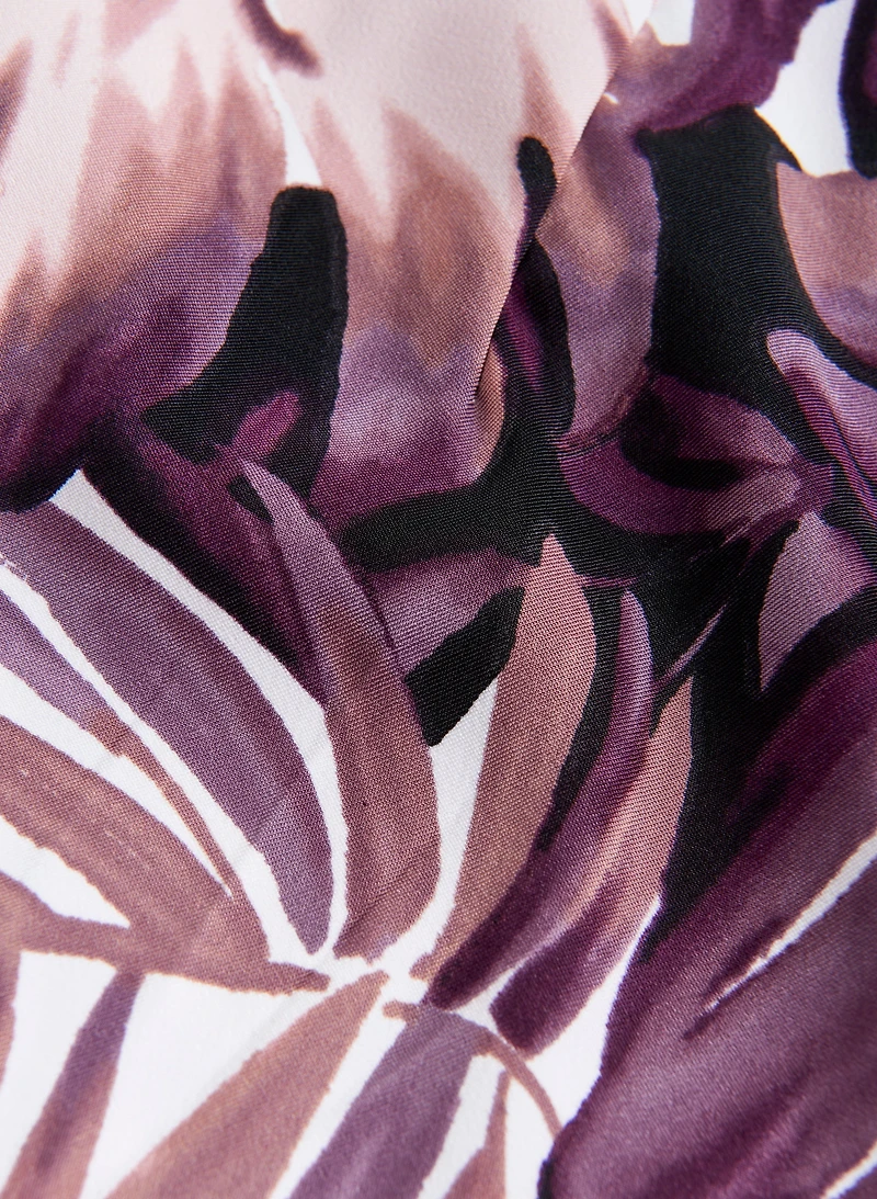 Tropical Print Sheath Dress