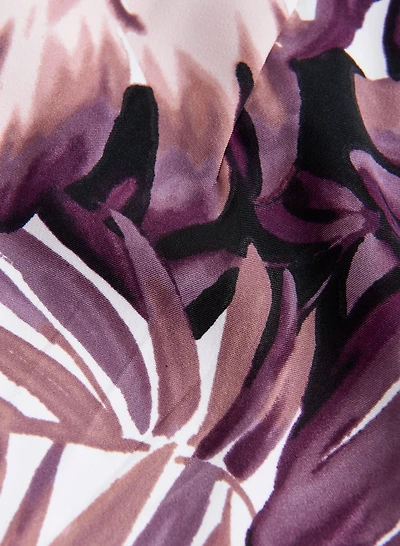 Tropical Print Sheath Dress