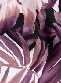 Tropical Print Sheath Dress