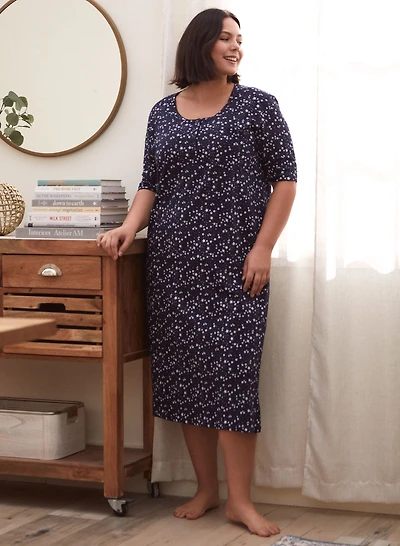Star Print Nightgown