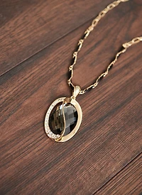 Faceted Stone Necklace