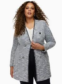 Bouclé Redingote Jacket
